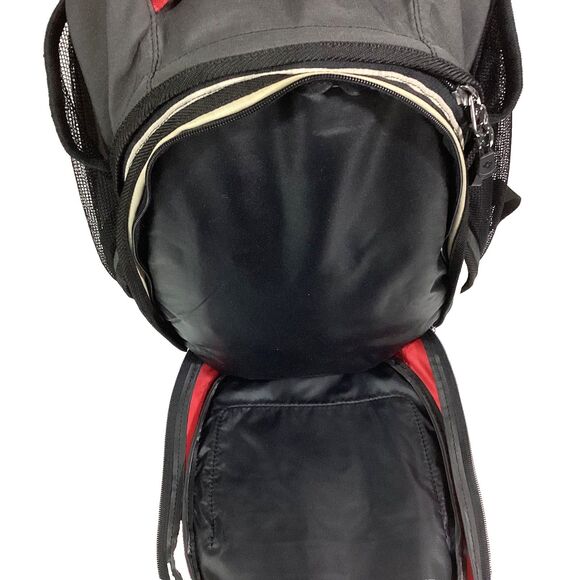 Samsonite Backpack - Gray/Red/Black - Padded Sleeve - Multi-Compartment - Picture 6 of 12